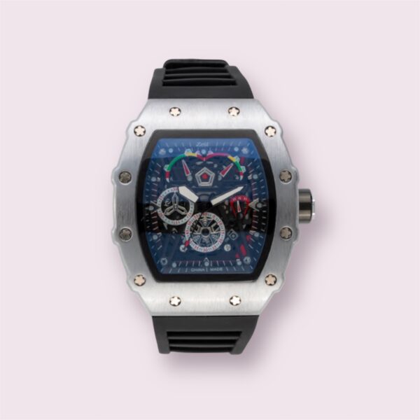 Reloj Analogo Londinense  
carcaza plateada